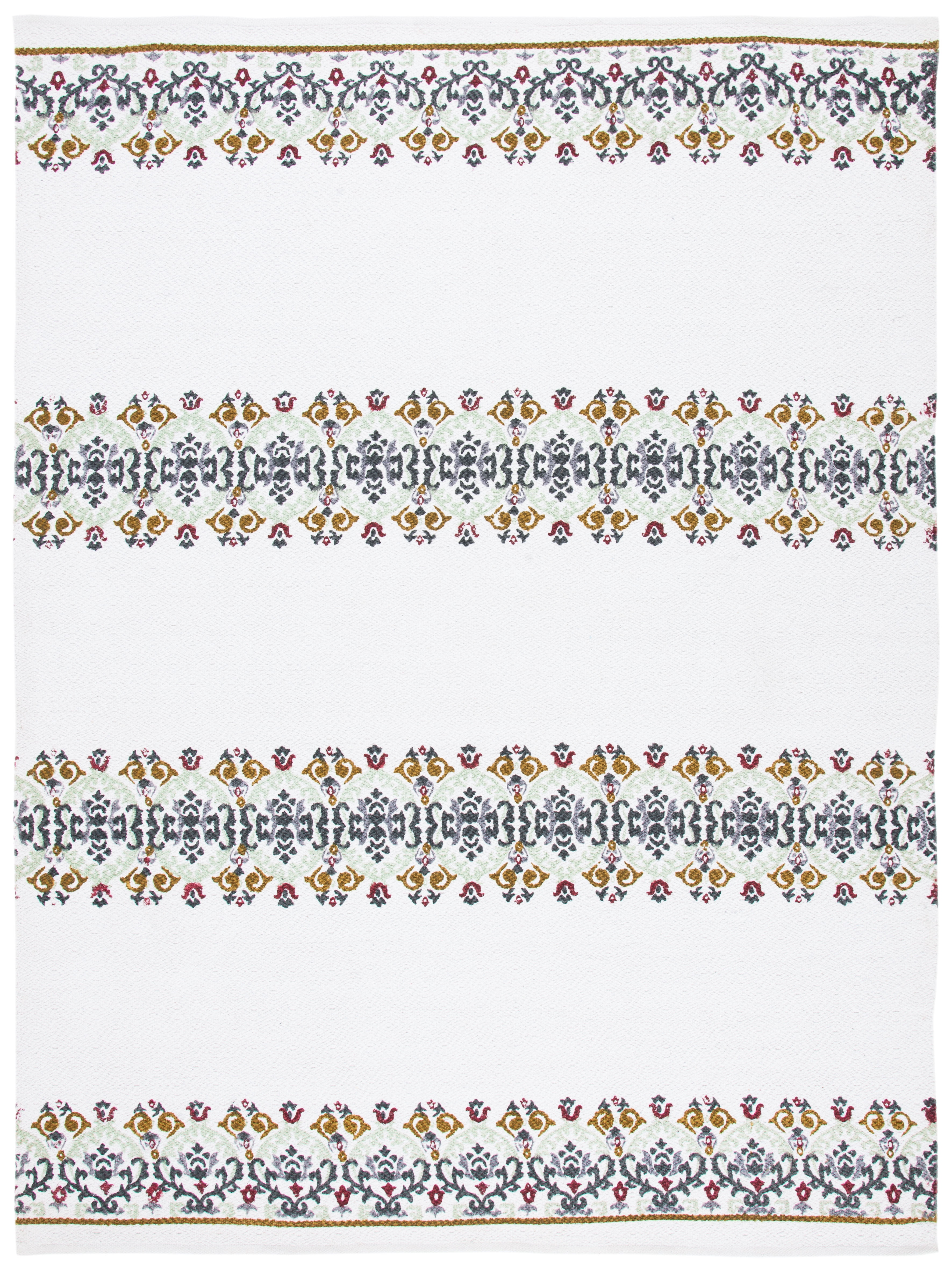 SAFAVIEH Cedar Brook Osmond Geometric Area Rug, Ivory/Gray, 8' x 10'