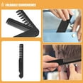 thumbnail image 3 of LEORX Compact Foldable Design Combs for Men Grooming Routine 1Pcs Black Plastic Wide Tooth, 3 of 7