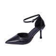 thumbnail image 1 of Correas de Tacón para Tacones Altos de Moda Y Versátil de las Mujeres de Tamaño Mayor Correa de Hebilla Zapatos de Dedo Cerrado Estilo Primavera / Verano Zapatos de Tacones Altos Modernos Y Cómodos Z, 1 of 9