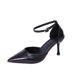 thumbnail image 1 of Correas de Tacón para Tacones Altos de Moda Y Versátil de las Mujeres de Tamaño Mayor Correa de Hebilla Zapatos de Dedo Cerrado Estilo Primavera / Verano Zapatos de Tacones Altos Modernos Y Cómodos Z, 1 of 9