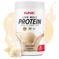 thumbnail image 6 of GNC Live Well Protein Powder, 25g Whey Protein, Creamy Vanilla, Gluten Free, No Sugar Added, 16 Servings, 6 of 8