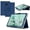 Dark blue, variant on 【RUIXH】for Ecopad T5 11 inch Tablet Case Ecopad Android 15 protective Case Premium PU Leather Lightweight and Portable Built-in Stand and Pen Slot Design With Wrist Strap