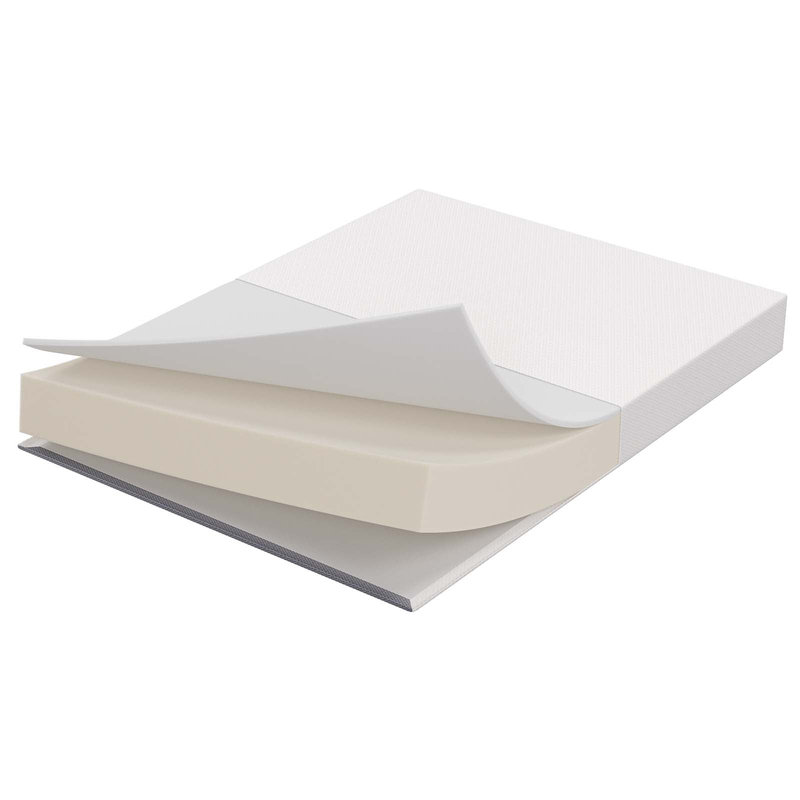 Modway Mila 8" Twin Size Memory Foam Mattress in Gray