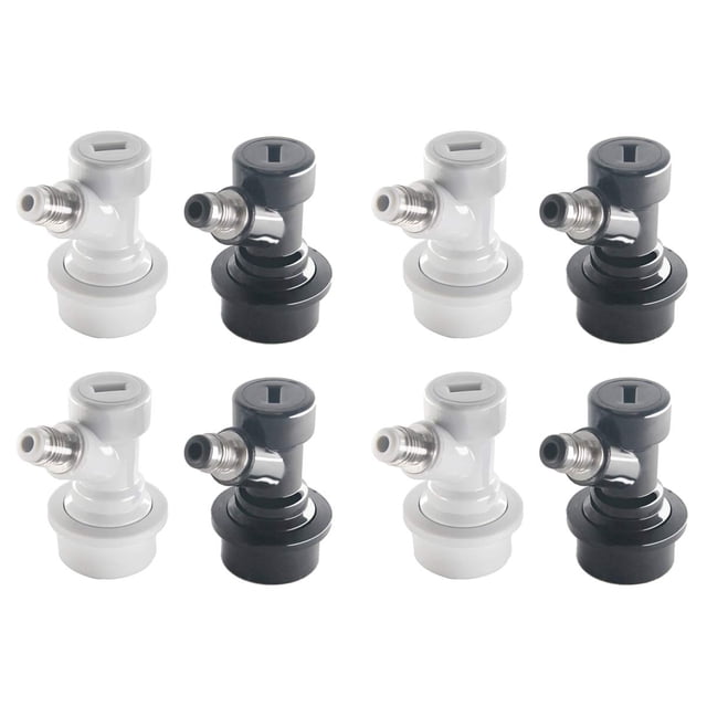 cornelius Keg Ball Lock Disconnect - LUcKEg Brand Include gas MFL Ball Lock Disconnect, Liquid MFL Ball Lock Disconnect for Homebrewing