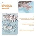 thumbnail image 3 of Shisuyan Hair Comb Zinc Alloy Rhinestone 1Pack 4.7x2.4x0.4In, 3 of 8