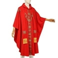 thumbnail image 2 of BLESSUME Church Catholic Priest Chasubles Vestments for Church Mass Vestments Robe With Stole, 2 of 6