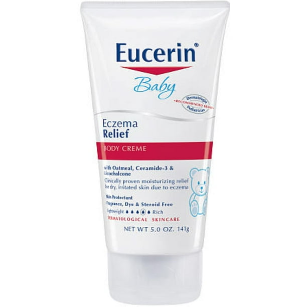 Eucerin Baby Eczema Relief Body Creme, 5 oz (Pack of 4)