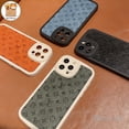 thumbnail image 3 of Funda De Piel Completa Para IPhone 11 12 13 Pro Max 14 Plus Con Patrón De Letras, 3 of 4