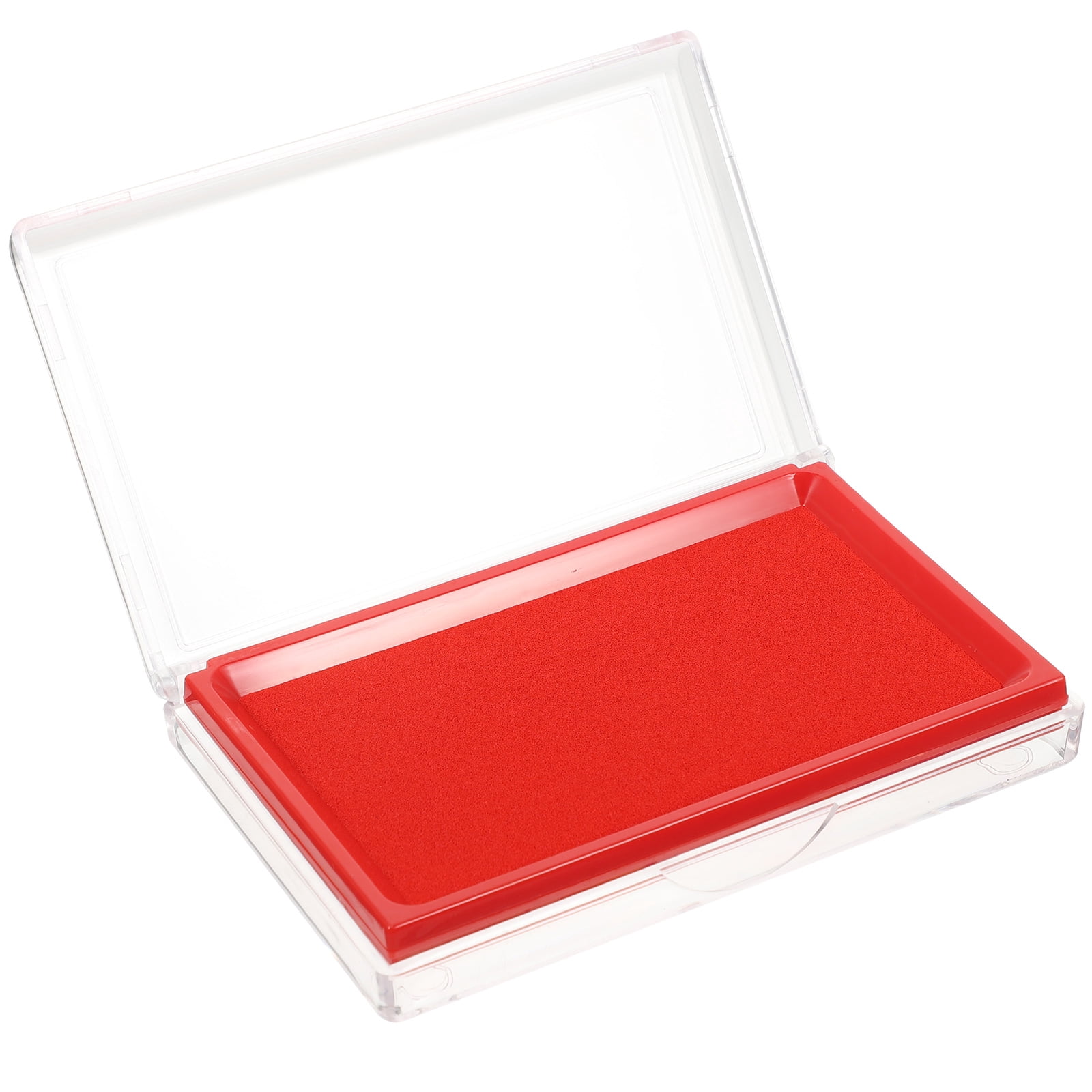 Set of 3 Stamp Pad Ink Exquisite Teacher Student Delicate Red Abs