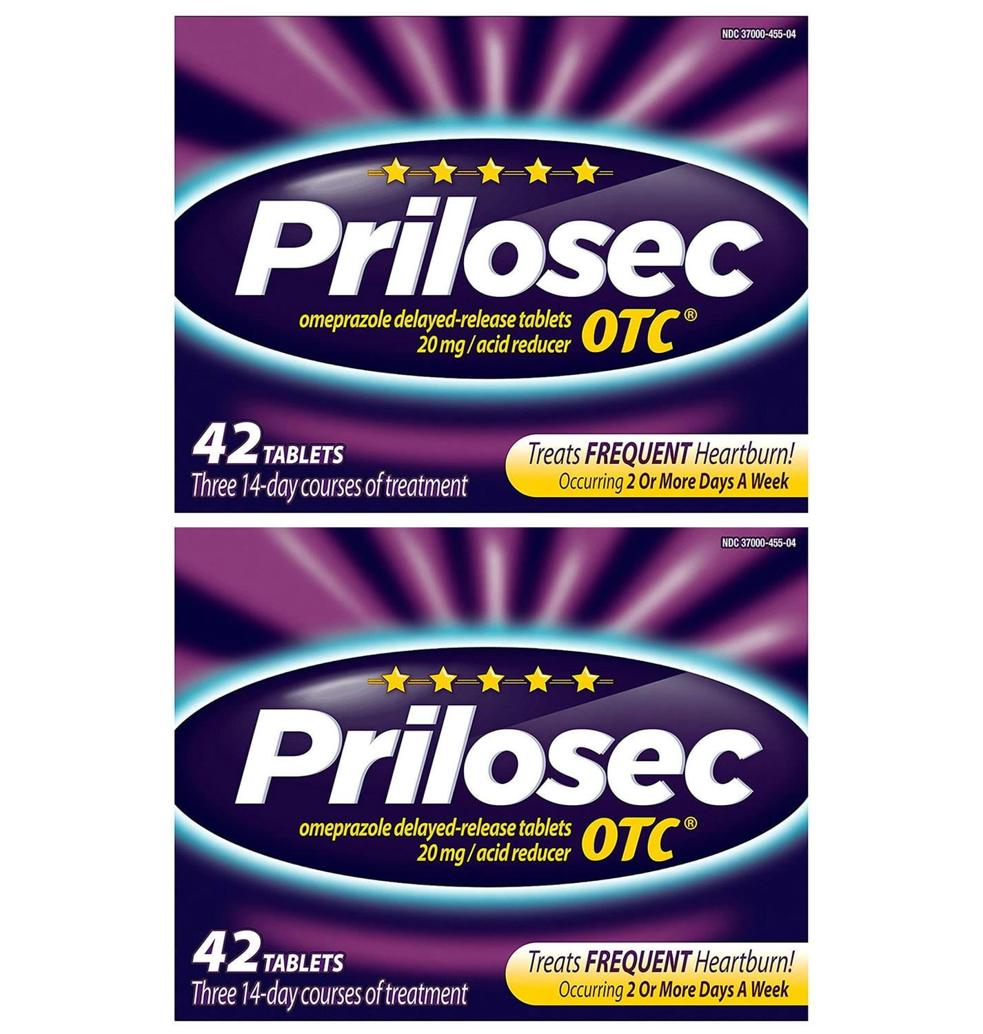 Prilosec OTC Frequent Heartburn Medicine 84 Tablets Acid