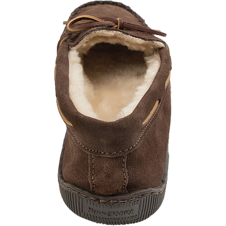 Minnetonka Men\'s Dark Brown Leather Slip-Ons Sz 12 NWOT Minnetonka Men main image 2
