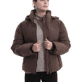 thumbnail image 4 of PUFFIT Women Puffer Jacket Hood Winter Water Repellent Wind-resistant Ladies Classic Quilted Padded Coat Big Pocket, 4 of 5