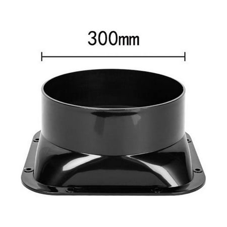 

100-300mm ABS Flange Duct Fan Hose Connector Air Ventilation Adapter For Kitchen Hood Ventilator Pipe Connecting Exhaust Outlet