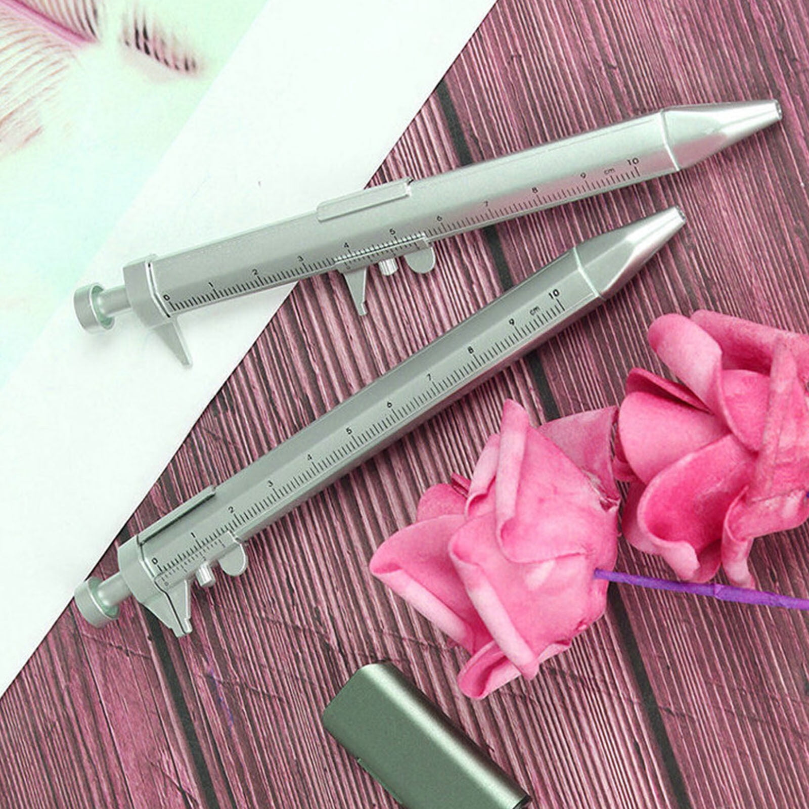 Multi Tool Pen 6 in 1 Gadgets Gift Idea Spirit Level Stylus Screw Driver Ruler
