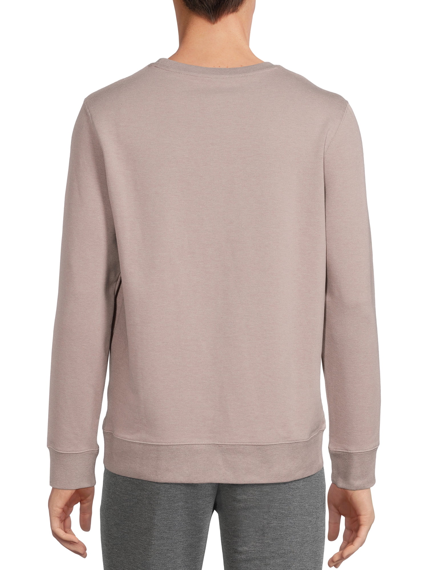 Athletic Works Men's and Big Men's French Terry Crewneck Sweatshirt, up to Size 5XL
