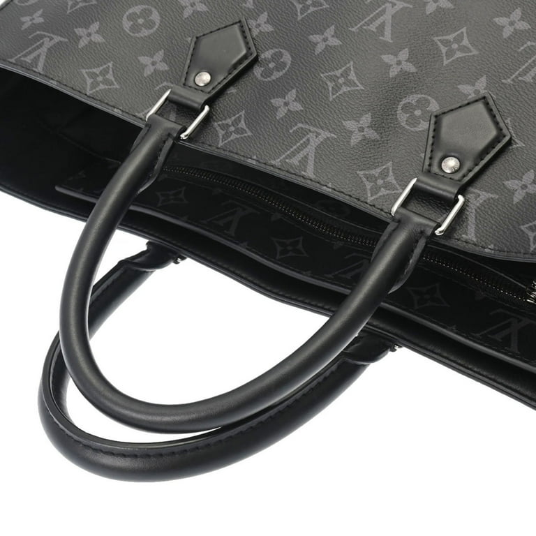 Pre-Owned LOUIS VUITTON Monogram Eclipse Grand Sac Black/Gray 