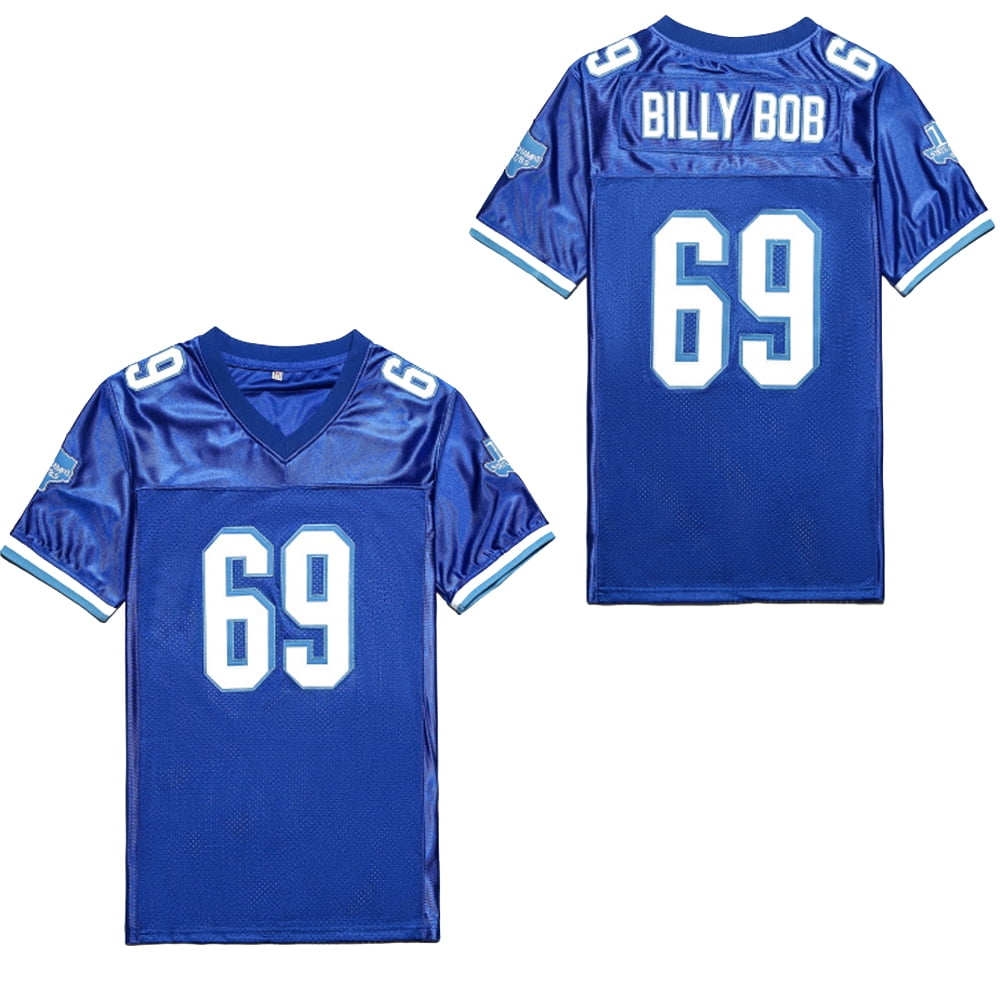 Billy Bob #69 Men's Movie Football Jersey Stitched Varisty Blue