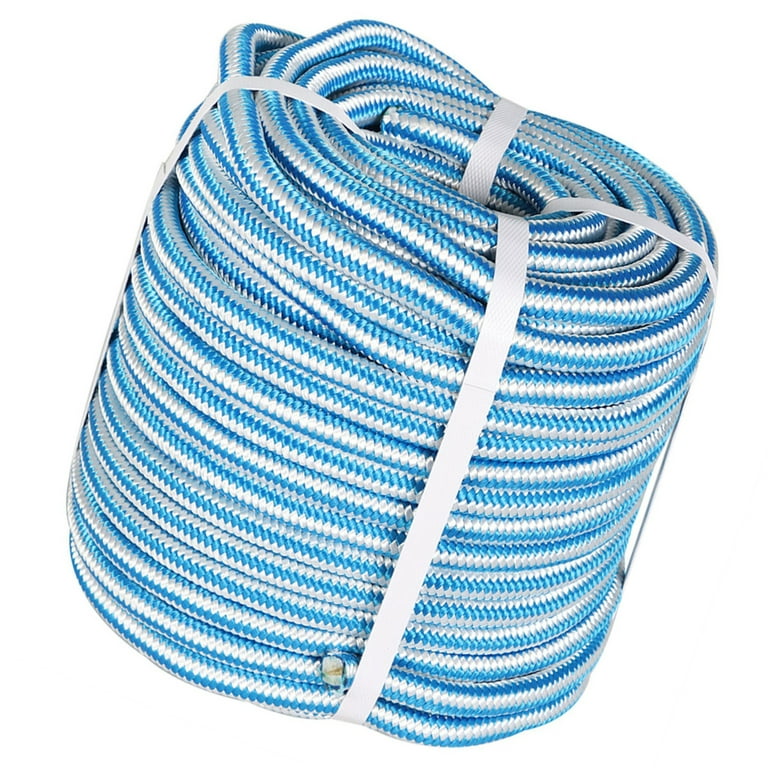 Double Braid Polyester Nylon Pulling Rope, 1/2 x 150 FT High Force  Polyester Load Arborist Rigging Rope Sailing Rope Abrasion Resistant UV  Resist