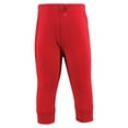 thumbnail image 5 of Hudson Baby Girls Cotton Pants and Leggings, Pink Black Red, Preemie, 5 of 6