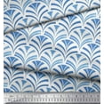 thumbnail image 2 of Soimoi Rayon Fabric Scales Geometric Fabric Prints By Yard 56 Inch Wide, 2 of 3