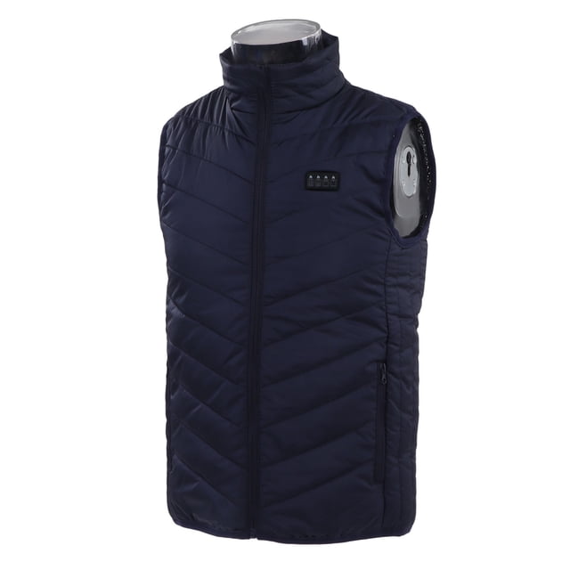 Heated Vest for Men Women, 17 Area Heating Lightweight Heating Vest, Power Bank Not Included, 3 Temperature Setting, Smart Heated Vest for Winter Outdoor Hunting Skiing