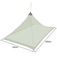 thumbnail image 5 of Soumake 1 Set Mesh Net with Bathtub Floor 3D Picnic Mat Burst Resistant Outdoor Mesh Screen Tent Small Creature Proof, 5 of 8