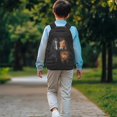 thumbnail image 3 of Aplkyhs Horse School Backpack for Boys Girls Ages 6-18 Ergonomic Padded Adjustable Straps Large Capacity Water Resistant Bookbag for Elementary Middle High School Daily Use, 3 of 7