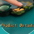 thumbnail image 5 of HUGFEGWE Daily Pill Organizer 6 Compartments,Mini Pill Container for Purse Pocket,Portable Pill Case for Vitamin,Cod Liver Oil,Supplement (Grey) UA824-24962, 5 of 5