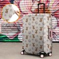 thumbnail image 4 of Beige Highland Cow Flower Pattern Luggage Cover Fashion Suitcase Cover Baggage Covers Fit 25-28 Inch Luggage (Go Travel), 4 of 5
