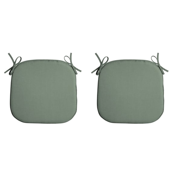 ARDEN earthFIBER Indoor/Outdoor Foam Seat Pad, 2 Pack, 17 x 16, Rain-Proof, Fade Resistant, Foam Cushion for Patio Chairs