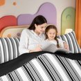thumbnail image 4 of Erosebridal Mid-Century Line Pattern King Size Comforter Sets,Watercolor Lines Comforters King Size,Black Reversible,3pcs,1 Comforter and 2 Pillowcases, 4 of 7