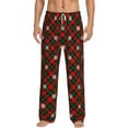thumbnail image 2 of Picia Christmas With Character Mens Soft Woven Cotton Elastic Waistband Sleep Pajama Pant Lounge Sleep Pant With Pockets And Drawstring-Small, 2 of 9