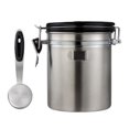 thumbnail image 1 of Bote de café hermético Recipiente De Almacenamiento De Alimentos Secos De Cocina De Bote De Café Hermético Plata 1500ml Plata 1500ml Fanmusic Bote de café hermético, 1 of 7