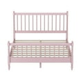 thumbnail image 2 of Llinc Store Queen Size Wood Platform Bed Frame with Gourd Shaped Headboard And Footboard, 2 of 8