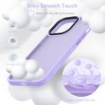 thumbnail image 2 of Designed for iPhone 14 Pro Case, [Support Wireless Charging] Soft Silicone Slim Anti-Scratch Protective Phone Case for iPhone 14 Pro 6.1 inch, Purple, 2 of 12