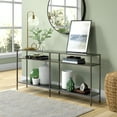 thumbnail image 7 of Henn&Hart 64" Gunmetal Gray Metal Console Table, 7 of 7