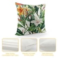thumbnail image 4 of Chilfamy Flowers Leaves Pillow Covers for Couch Sofa Indoor Outdoor Aesthetic Decorative 1PC 22x22in, 4 of 5