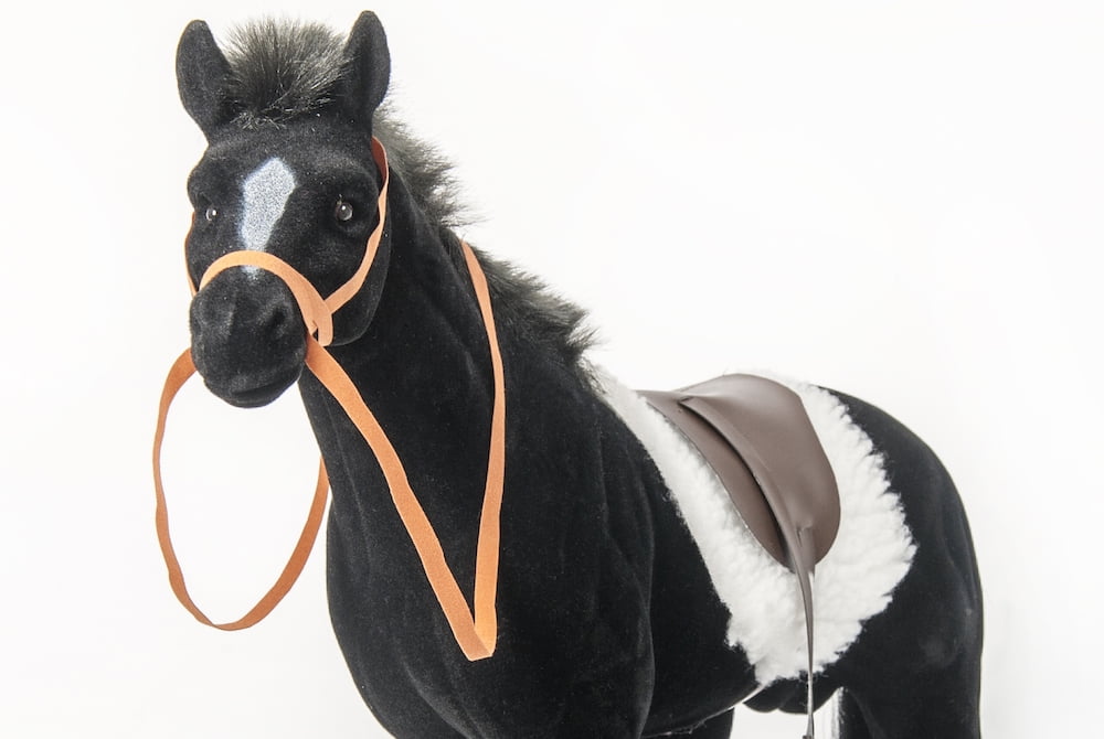 A Girl for All Time Horse, Blanket and Saddle for 16 inch doll