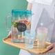 thumbnail image 5 of Fiudx Hervidor de Agua Fría, Recipiente Multiusos para Bebidas, Tapa Antigoteo, Diseño Moderno y Elegante, Perfecto para Té Helado, Limonada, Agua con Infusión de Frutas, Fiestas En Casa, Bodas, Capa, 5 of 7