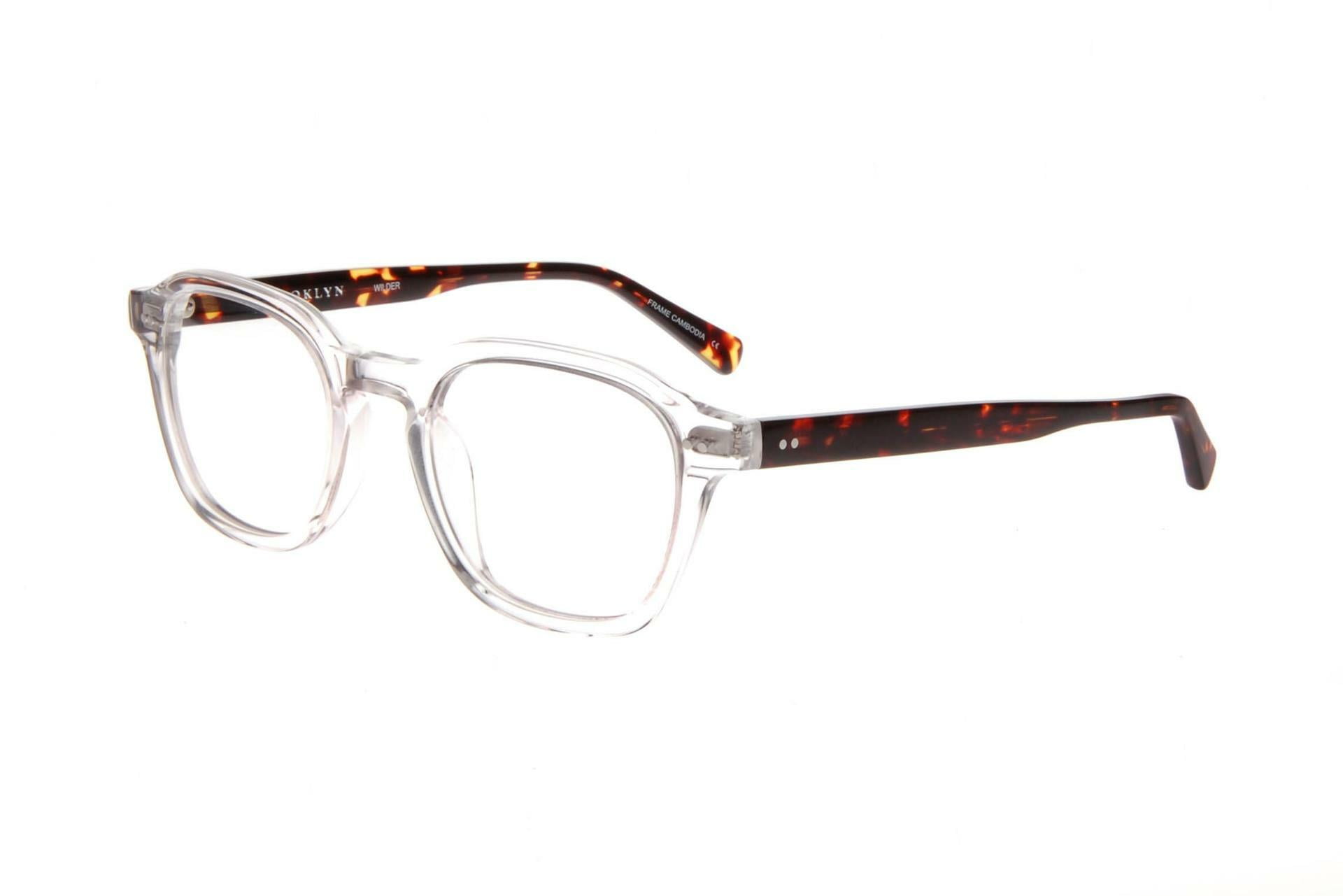 NEW Brooklyn Clear & Tortoise ELLISON Eyeglasses 49/20/150 