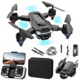 thumbnail image 1 of ¡Oferta! Dron con cámara FPV HD 1080P y control remoto, ideal para principiantes, con retención de altitud, modo sin cabeza y ajuste de velocidad de arranque. Regalo ideal para niños, niñas, 1 of 8