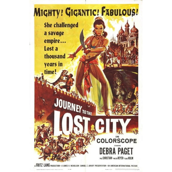 Journey To Lost City Movie poster 12x16 Print on Metal Sign 12in x 16in Square Adults Best Posters