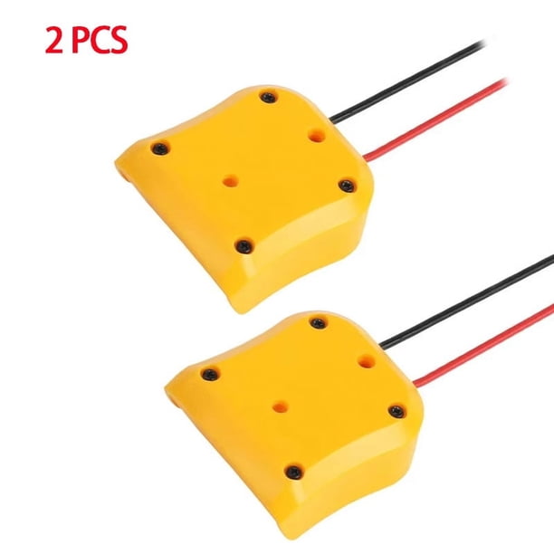 1/2 Pzas Power Wheels Adapter For DEWALT 10.8V-12V Batería de Litio Conector Power con 14 Cables Awg Herramienta DIY