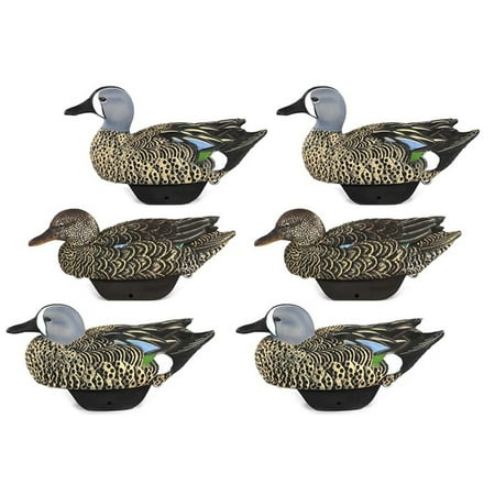 Heyday Outdoors FlexFloat Blue Wing Teal Duck Decoys - 6 Pack