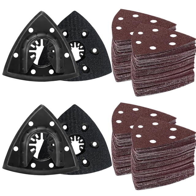 Kit de herramientas oscilantes y almohadillas de lijado LEILUO, 127 piezas con accesorios