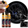 thumbnail image 1 of czcpp-Quick & Easy Gloss Black Rim Scratch Repair Pen for Car Wheels Universal Touch Up Paint to Fix Scratches, black wheel touch up paintCurb Rashes & Surface Damage,Black Rim Touch Up Paint(Pure BL, 1 of 4
