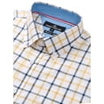 thumbnail image 3 of sogami Men's Plaid Dress Shirts Collar Button Down Casual Shirt for Men, 3 of 9