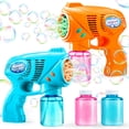 thumbnail image 1 of Bubble Gun JOYIN 2 pistolas de burbujas con recarga de 2 burbujas, 300 ml en total, 1 of 6