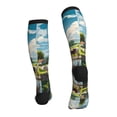 thumbnail image 4 of Compression Socks for Women and Men - Countryside Farm Cow Compression Socks Circulation for Workout, 4 of 8