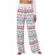 thumbnail image 1 of Pantalones con cordón y estampado navideño para mujer, elegantes, elásticos, de pierna larga y ancha, pantalones casuales para fiesta de Navidad No.34 Blue Deer XXL, 1 of 8